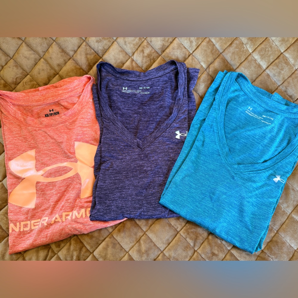 Under Armour Tri-Color V-Neck T-Shirt Trio